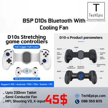 D10S Mobile Bluetooth with Cooling Fan