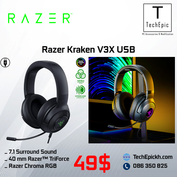 Razer Kraken V3X 7.1 USB