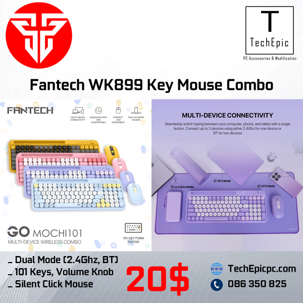 Fantech WK899 Wireless Bluetooth