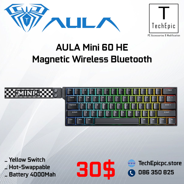 AULA Mini 60 HE Bluetooth Wireless