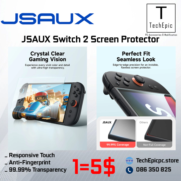 JSAUX Switch 2 Screen Protector