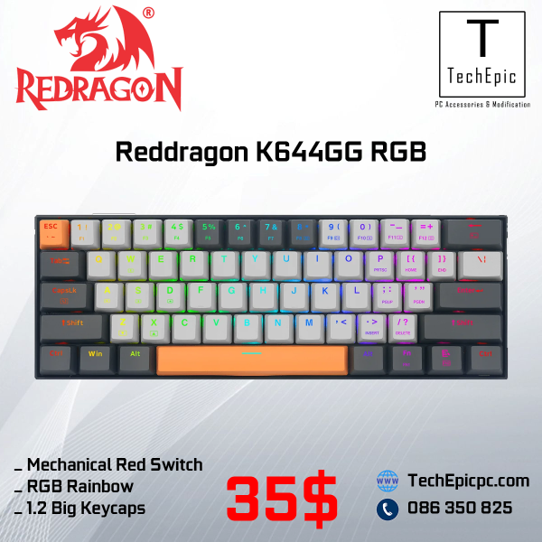 Reddragon K644G RGB wired