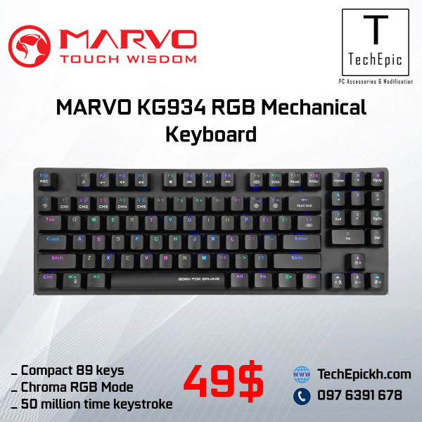 Marvo KG934 RGB Wired