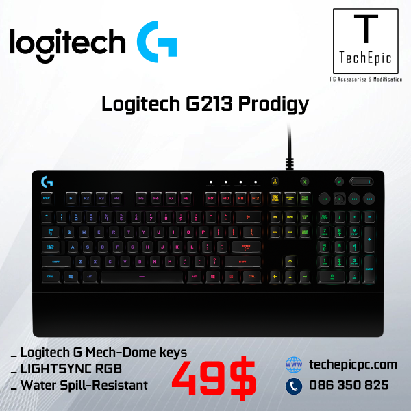 Logitech G213 Wired