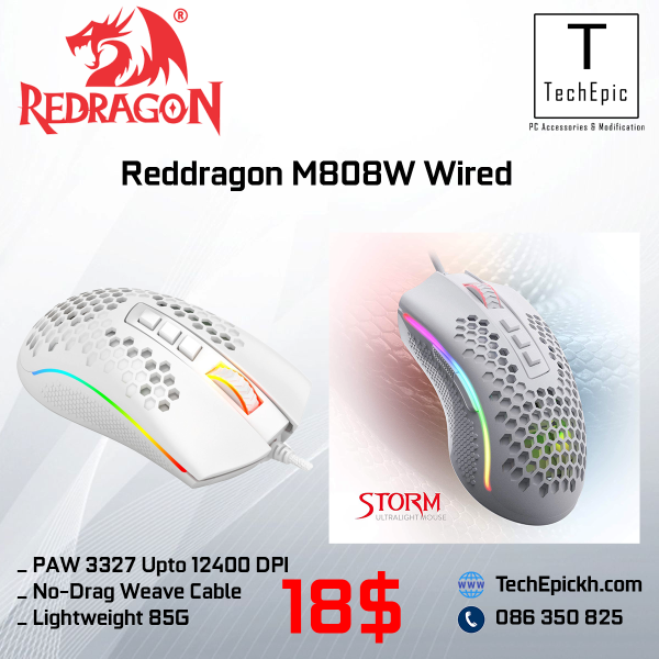 Reddragon M808W Wired