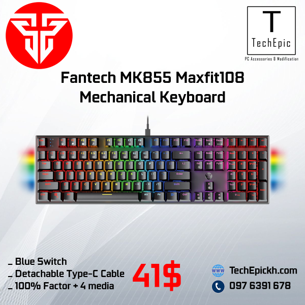 Fantech MK855 Maxfit108 Wired