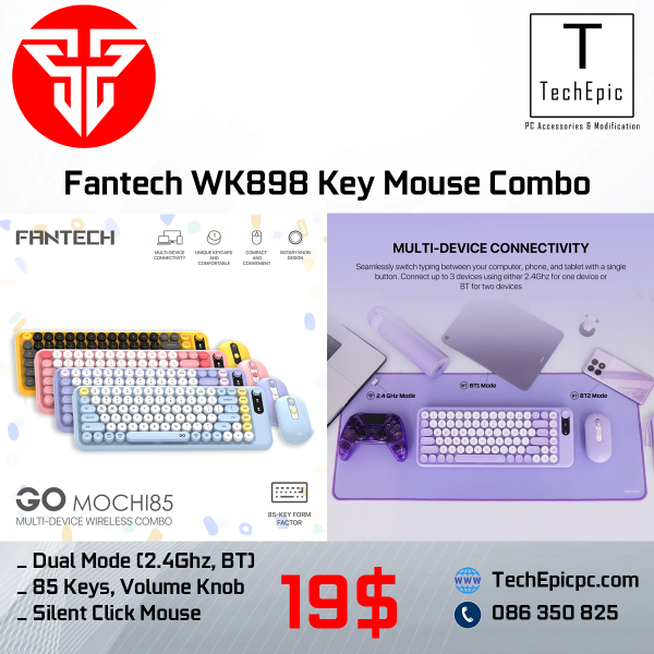 Fantech WK898 Wireles Bluetooth