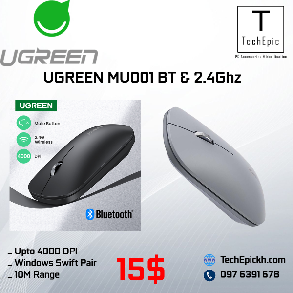 UGREEN MU001 Wireless Bluetooth