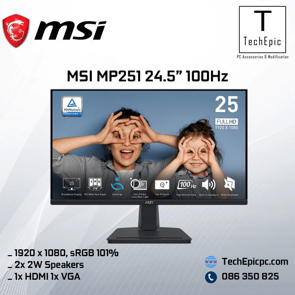 MSI MP251 24.5" 100Hz