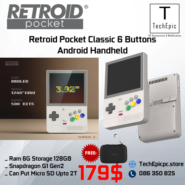 Retroid Pocket Classic 6 Buttons