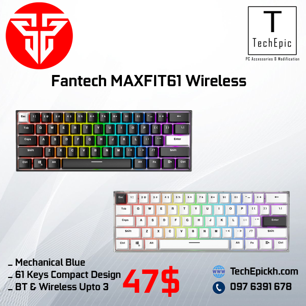 Fantech Maxfit61 Wireless Bluetooth